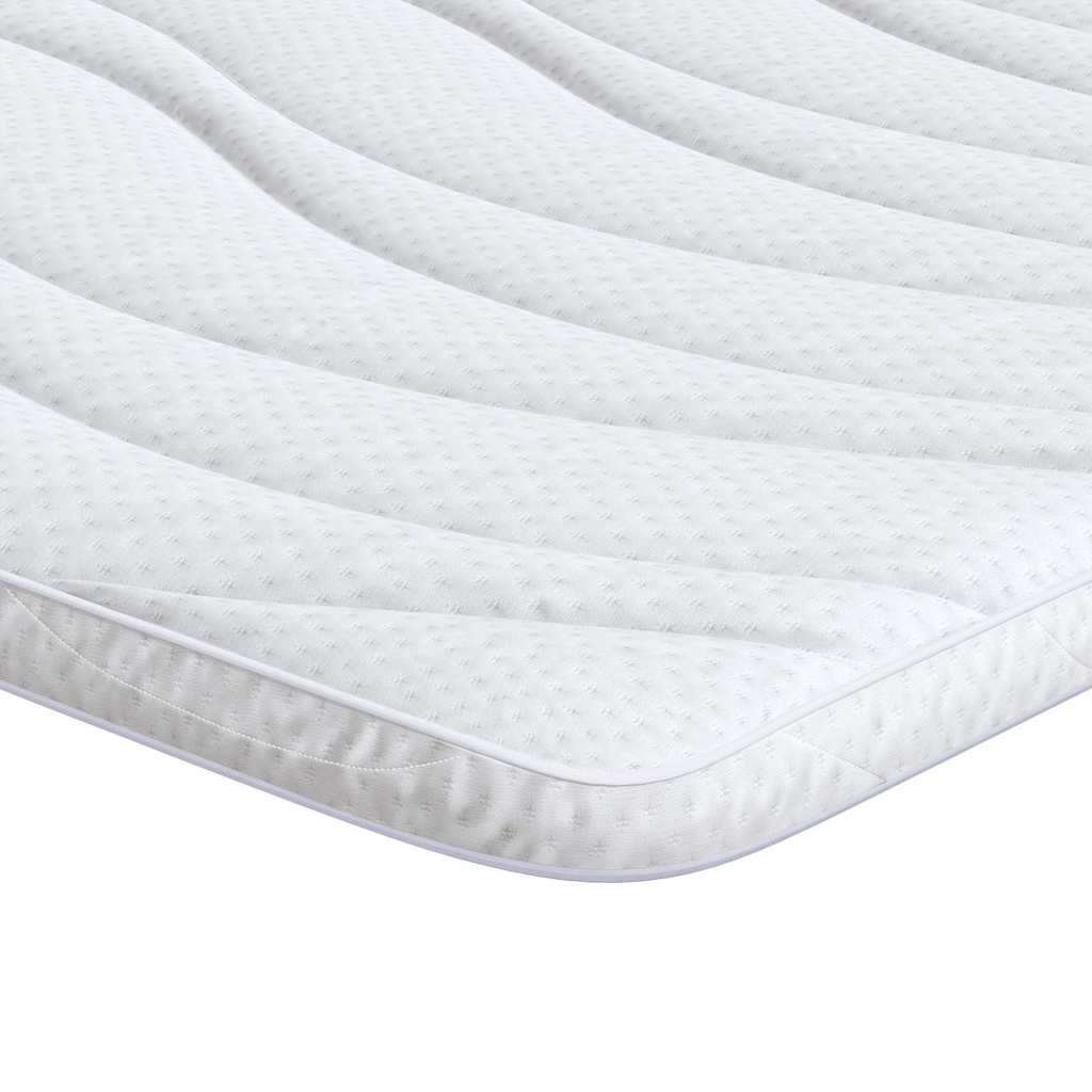 Matratzenauflage Weiß 70 x 200 cm Strickstoff