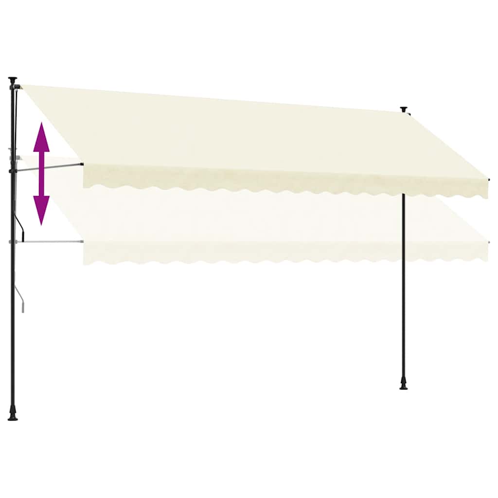 Einziehbare Markise Handbetrieben 150 cm Anthrazit