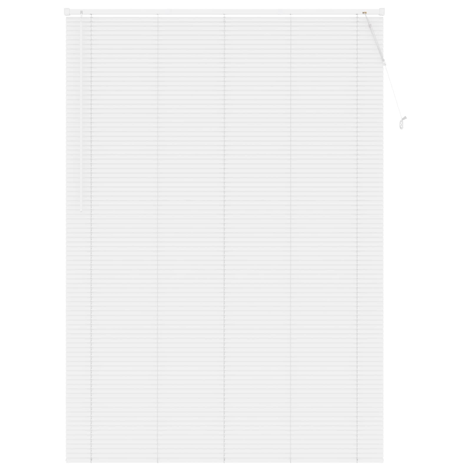 Jalousie Silber Grau 150 x 40 cm 25 mm PVC
