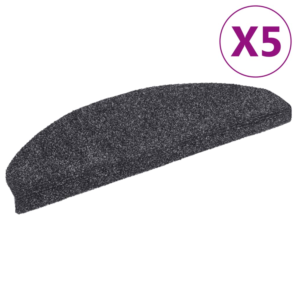 Stufenmatten Selbstklebend 15 Stk. 56x17x3 cm Hellbraun Halbrund