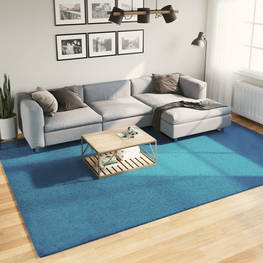 Teppich OVIEDO Kurzflor Anthrazit 120x120 cm
