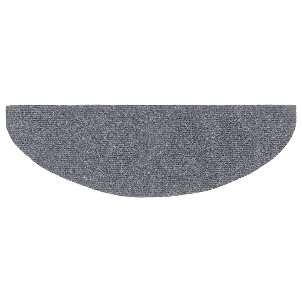 Stufenmatten Selbstklebend 15 Stk. 56x17x3 cm Hellbraun Halbrund