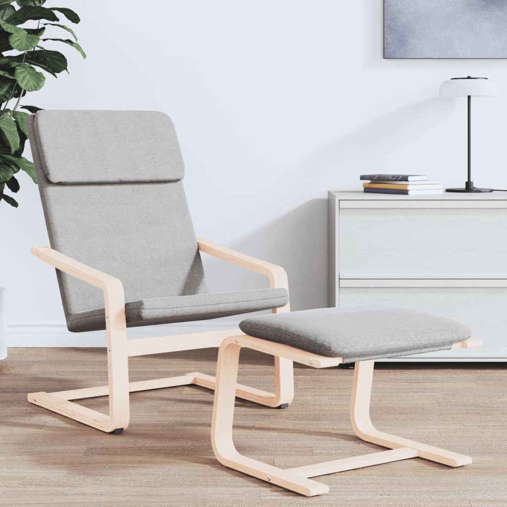 Relaxsessel Creme Stoff