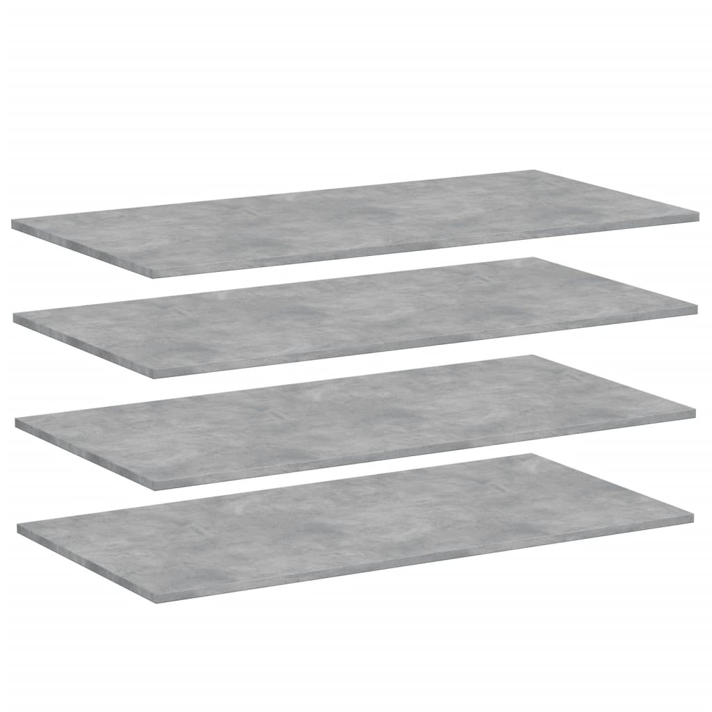 Bücherregal-Bretter 4 Stk. Weiß 40x10x1,5 cm Holzwerkstoff