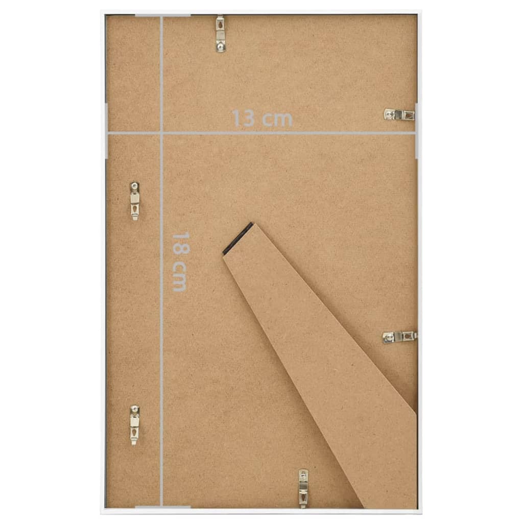 Bilderrahmen Collage 3 Stk. für Tisch Silbern 13x18 cm MDF