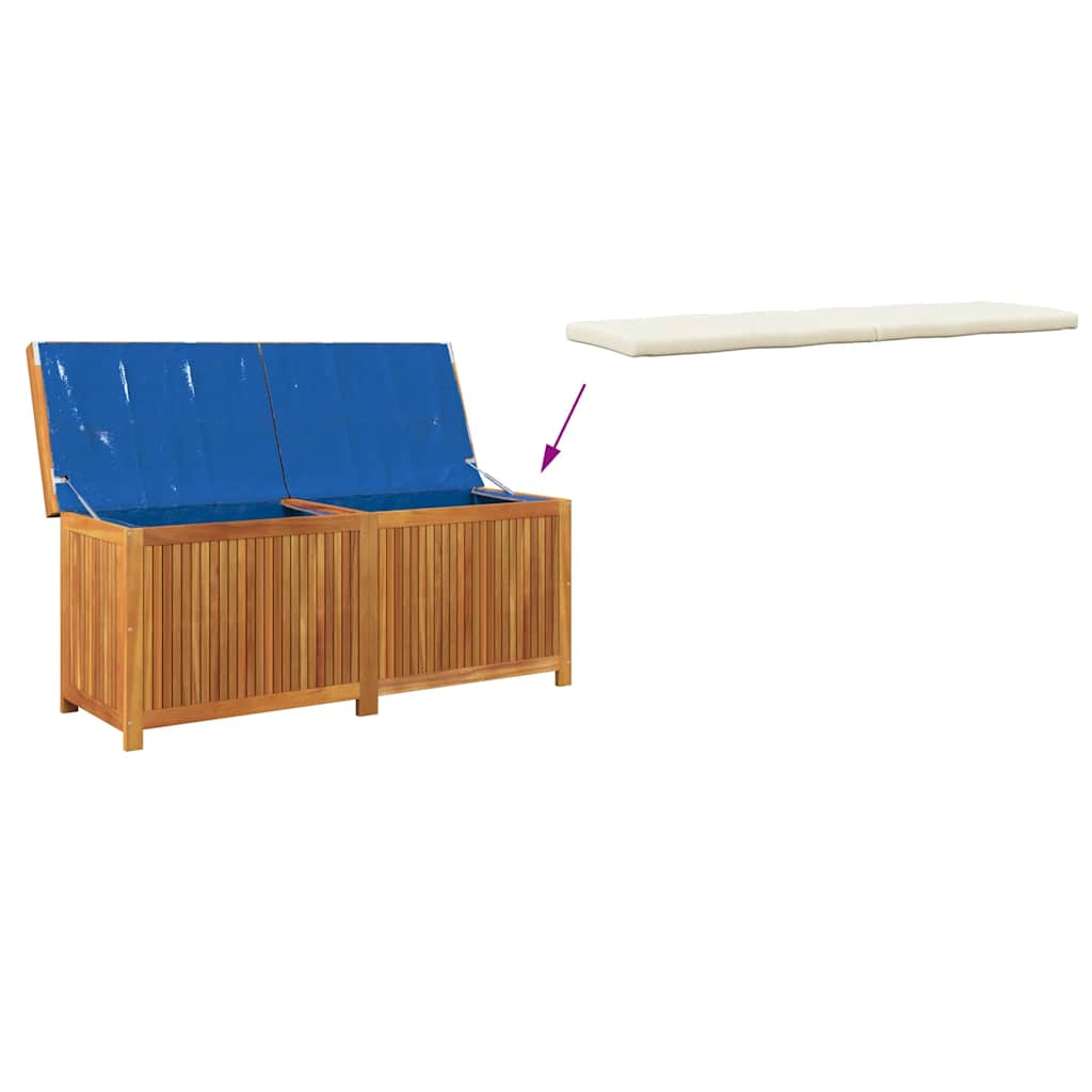 Outdoor-Kissenbox 60x50x61 cm Massivholz Akazie