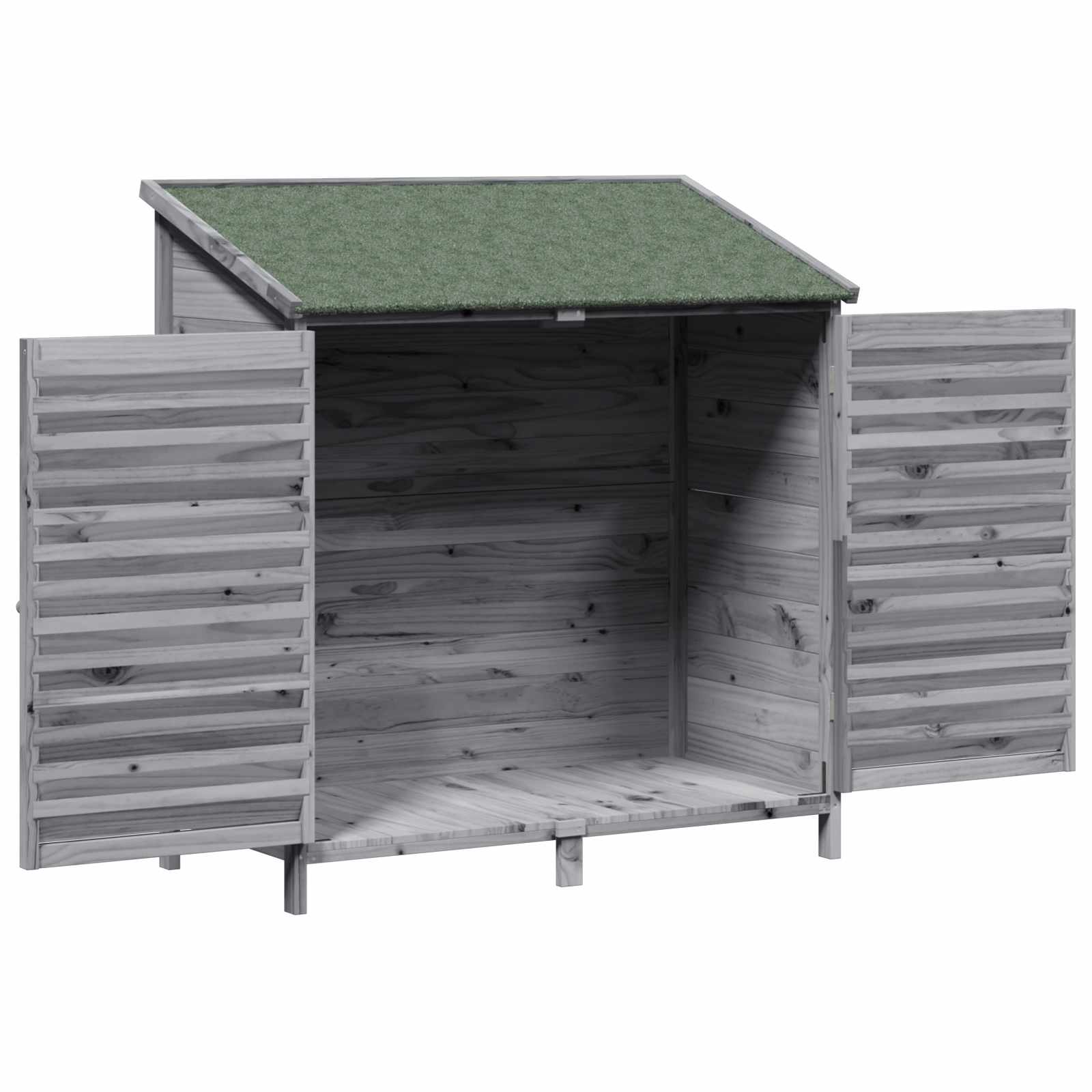 Gartenschuppen Natur 59 x 56 x 113,5 cm Massivholz aus Fichte
