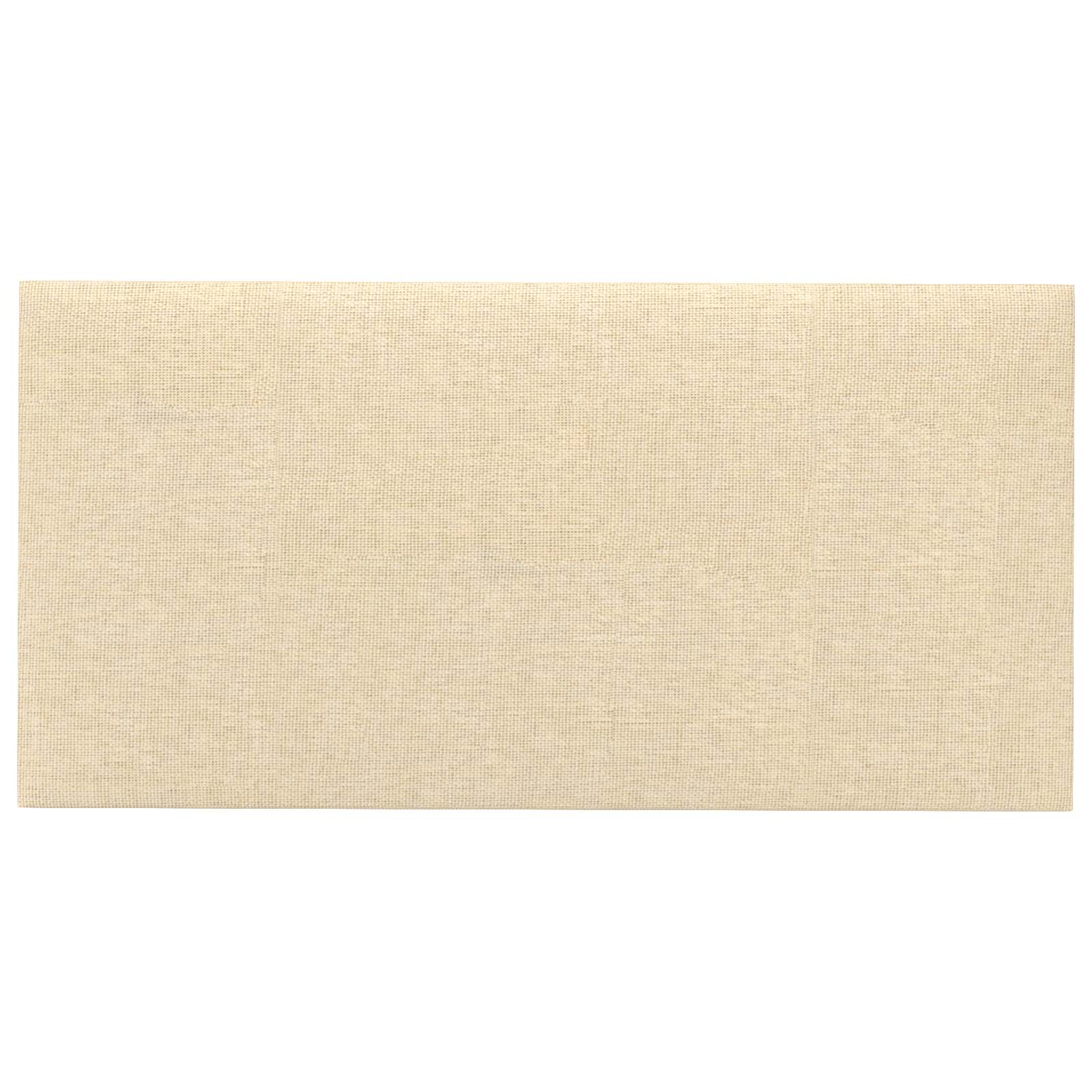Wandkopfteilen 12 pcs 30 x 15 cm Creme Stoff