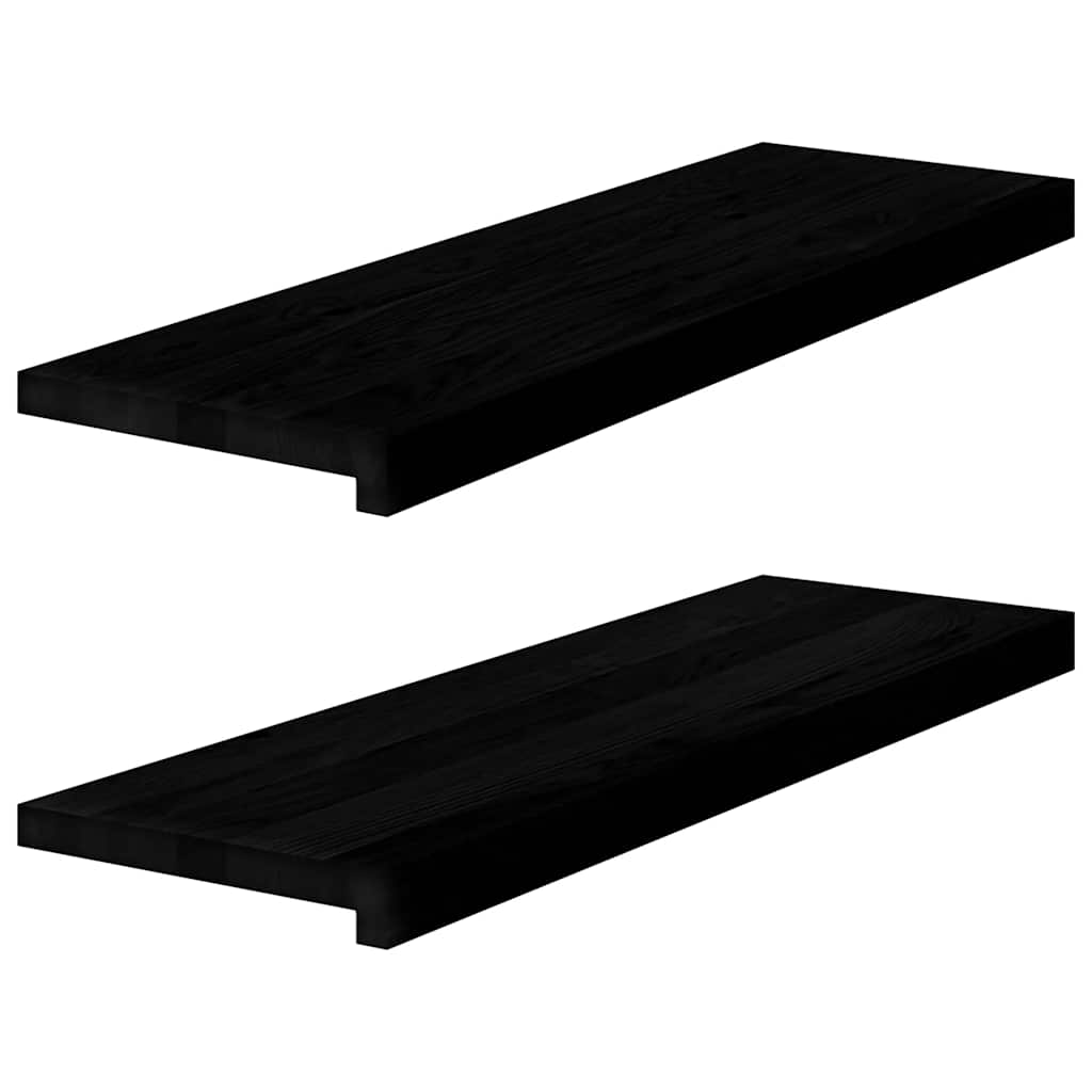 Treppenstufen 4 Stk. Unbehandelt 70x25x2 cm Massivholz Eiche