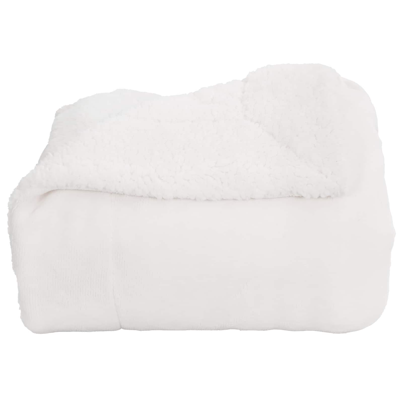 Überwurfdecke Beige 130 x 150 cm Fleece