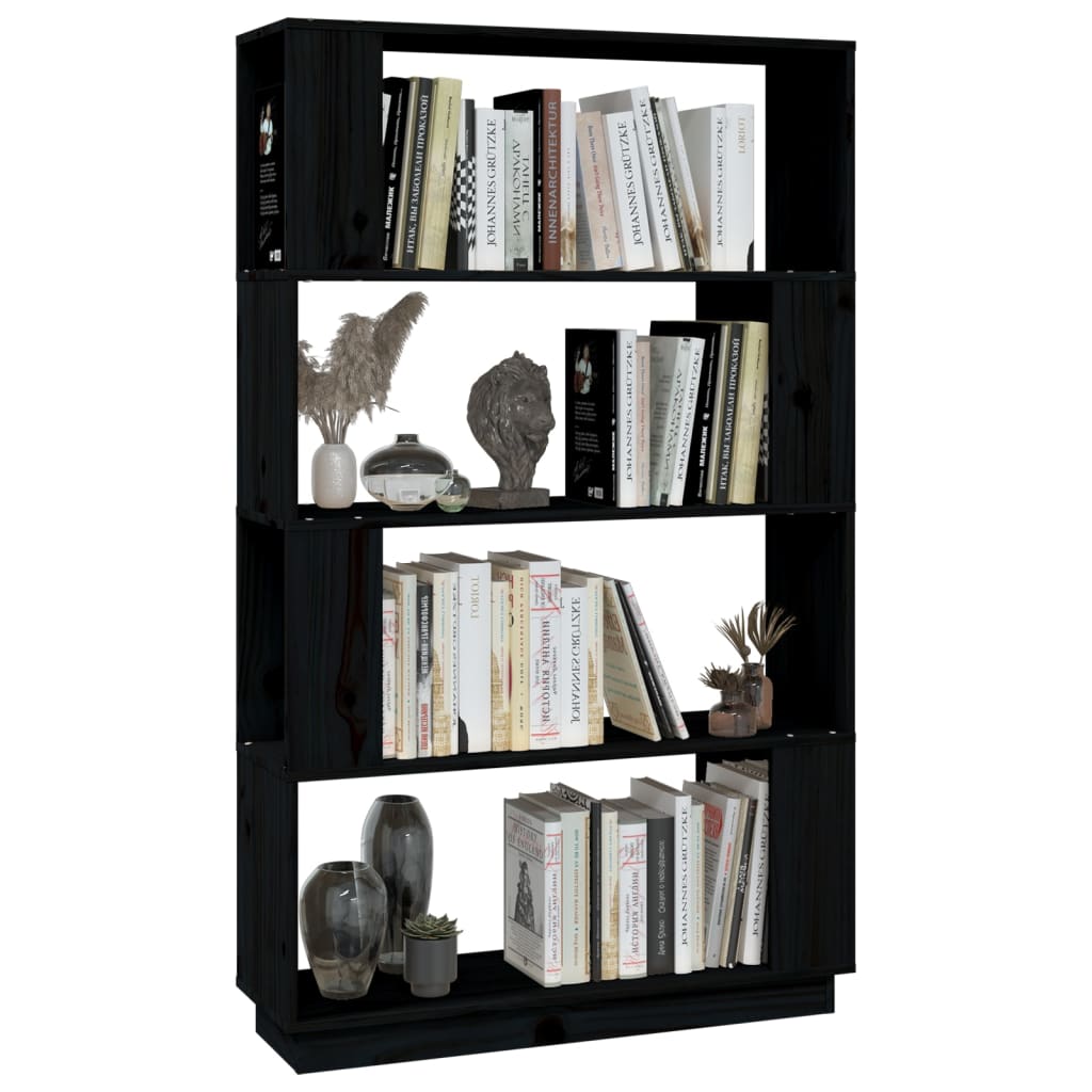 Bücherregal/Raumteiler 80x25x132 cm Massivholz Kiefer