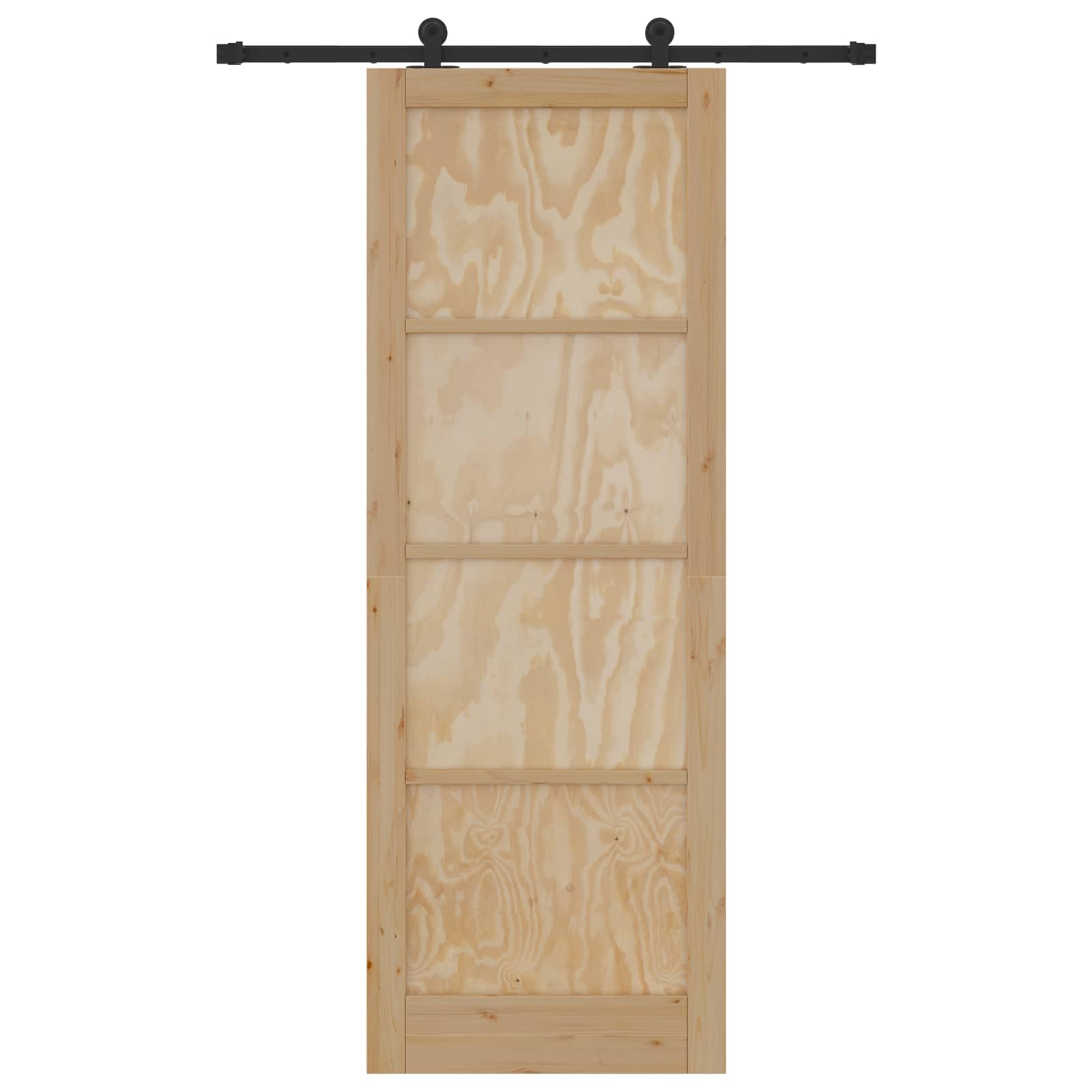 Schiebetür ORKDAL Natur 61 x 198,5 cm Massives Kiefernholz