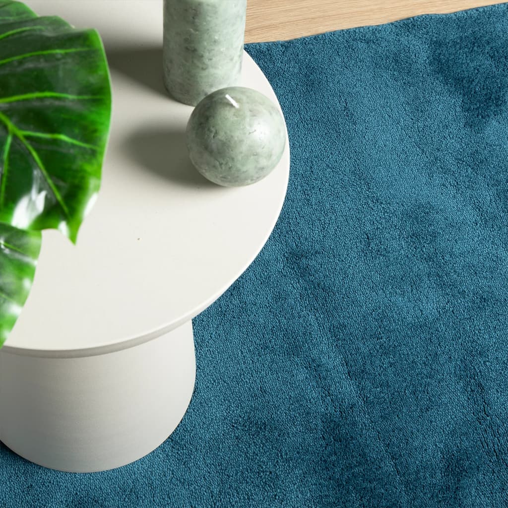 Teppich OVIEDO Kurzflor Anthrazit 120x120 cm