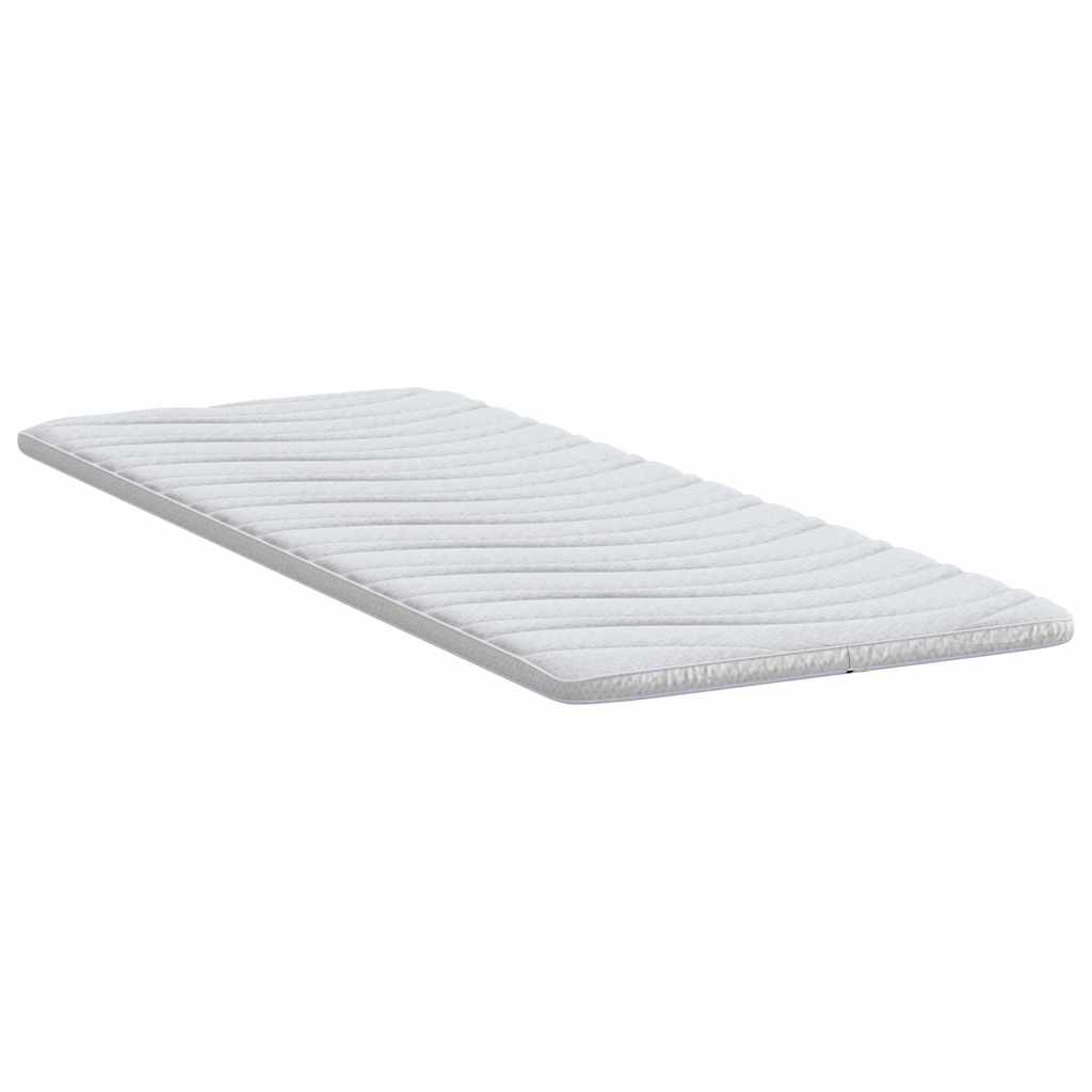 Matratzenauflage Weiß 70 x 200 cm Strickstoff