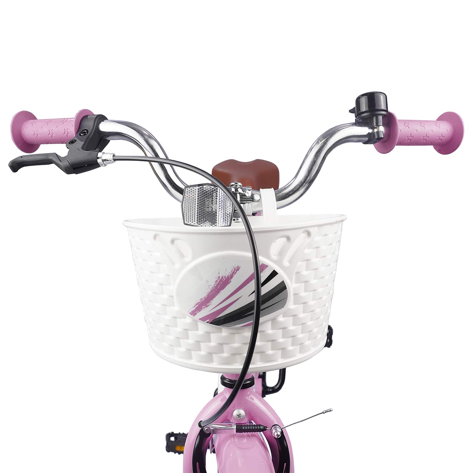 Kinderfahrrad 12 Zoll für 2-4 Jahre alt Hellrosa