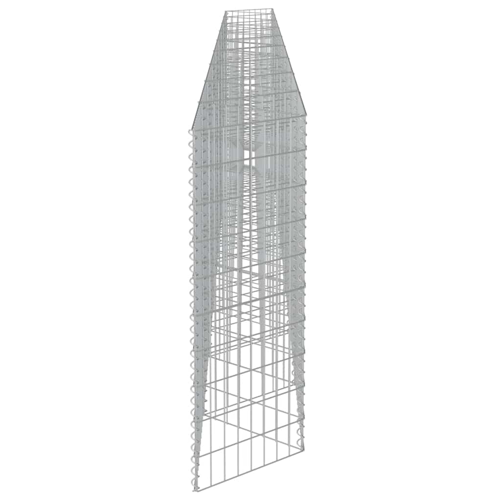 Gabionenwand Verzinkter Stahl 450×30×100 cm