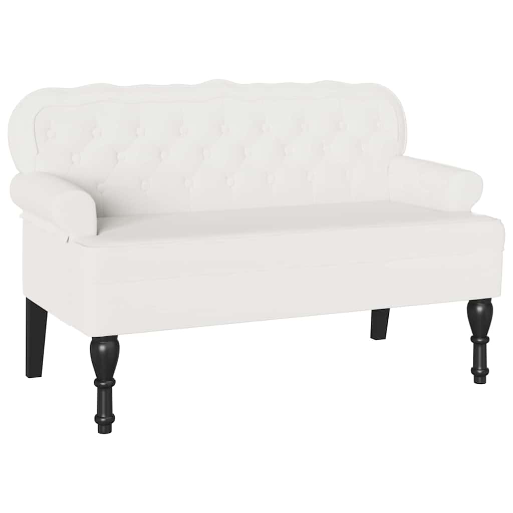 Chesterfield Bank Braun 119,5 x 64,5 x 75 cm Kunstleder