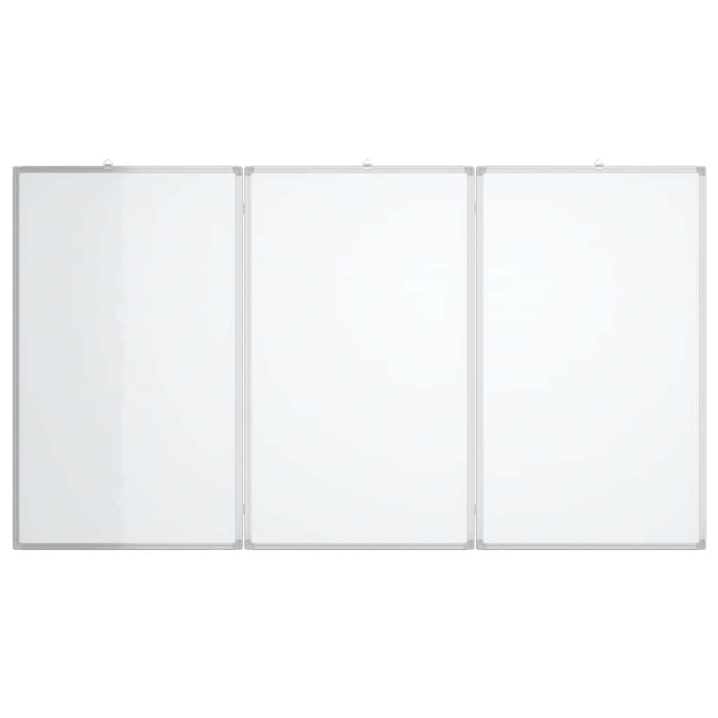 Magnetisches Whiteboard Klappbar 120x80x1,7 cm Aluminium