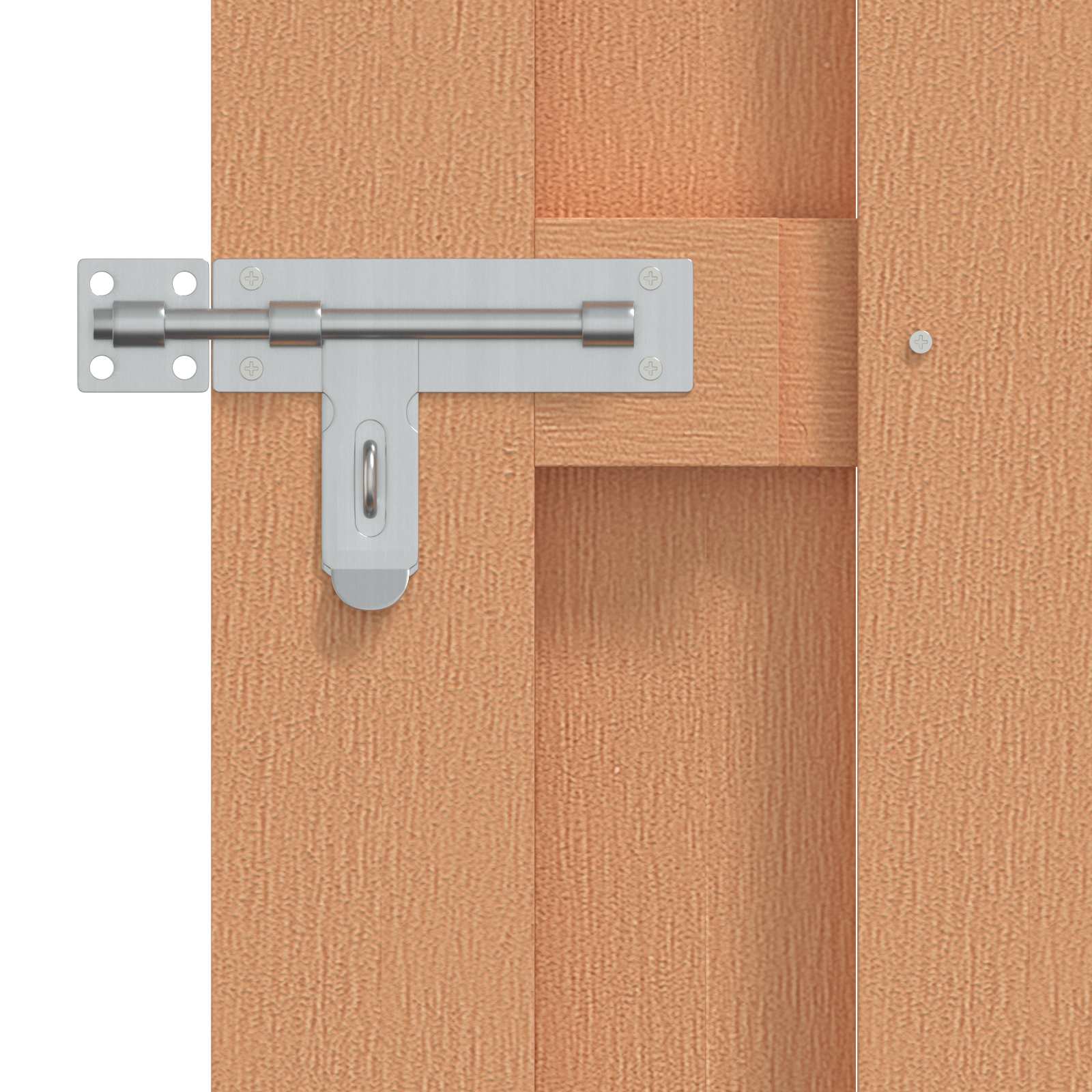 Gartentor WPC 100x112 cm Grau