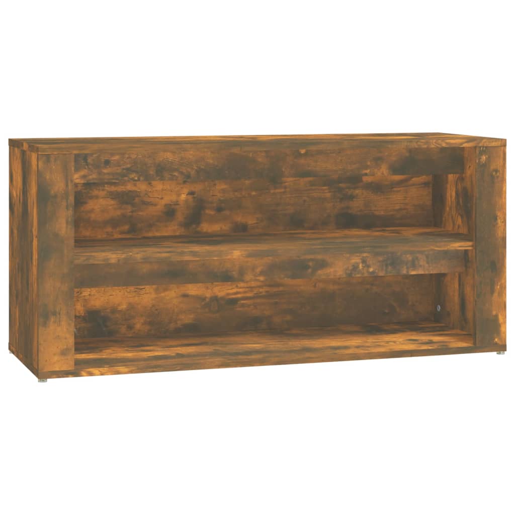 Schuhregal Weiß 100x35x45 cm Holzwerkstoff