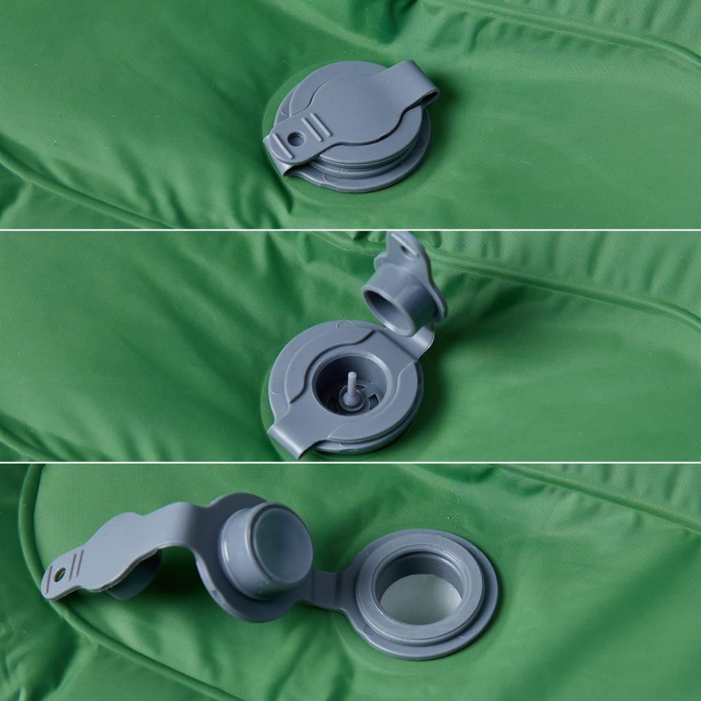 Selbstaufblasende Isomatte mit Kissen Grau