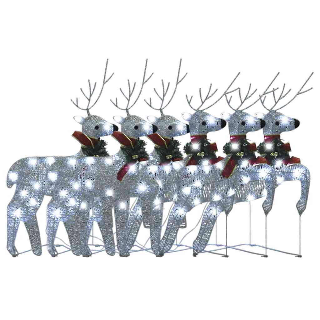 LED-Rentiere 2 Stk. Gold 40 LEDs