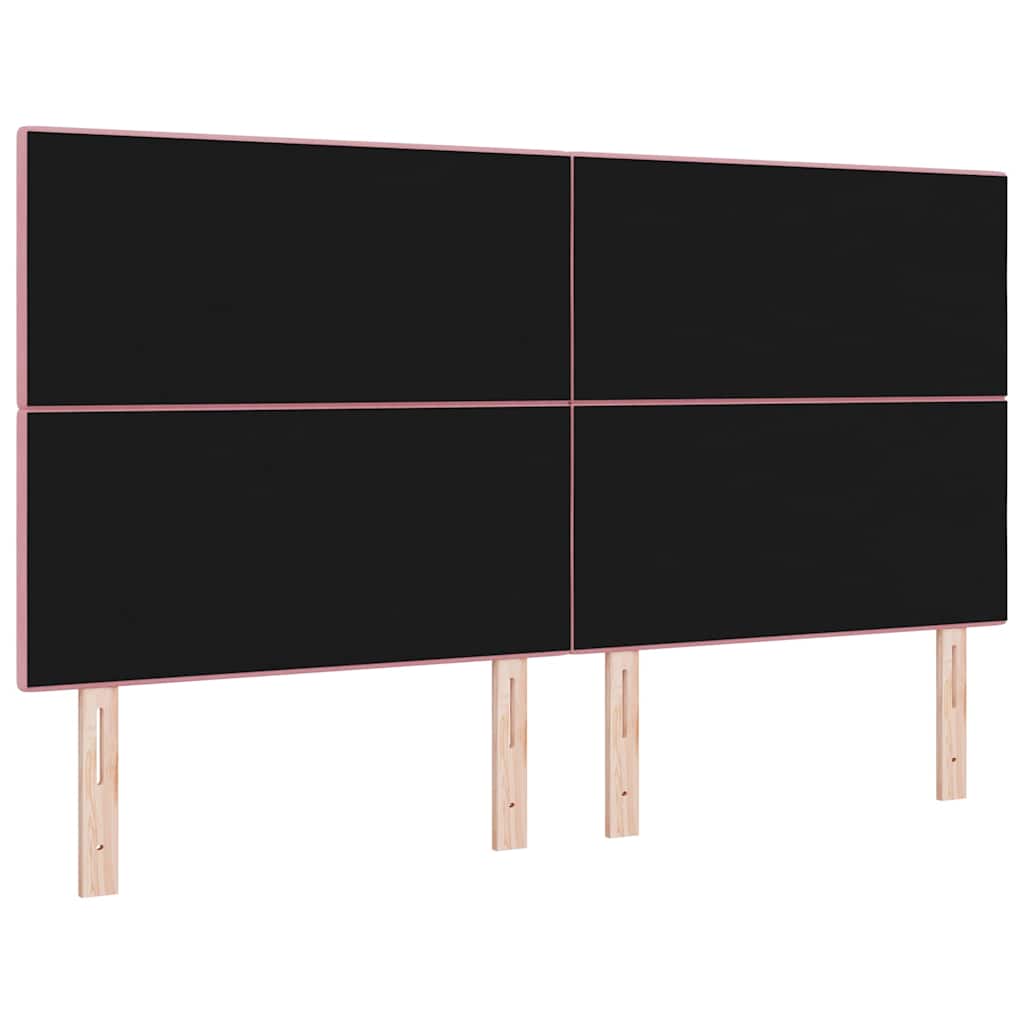 Kopfteil Hellgrau 80 cm Samt
