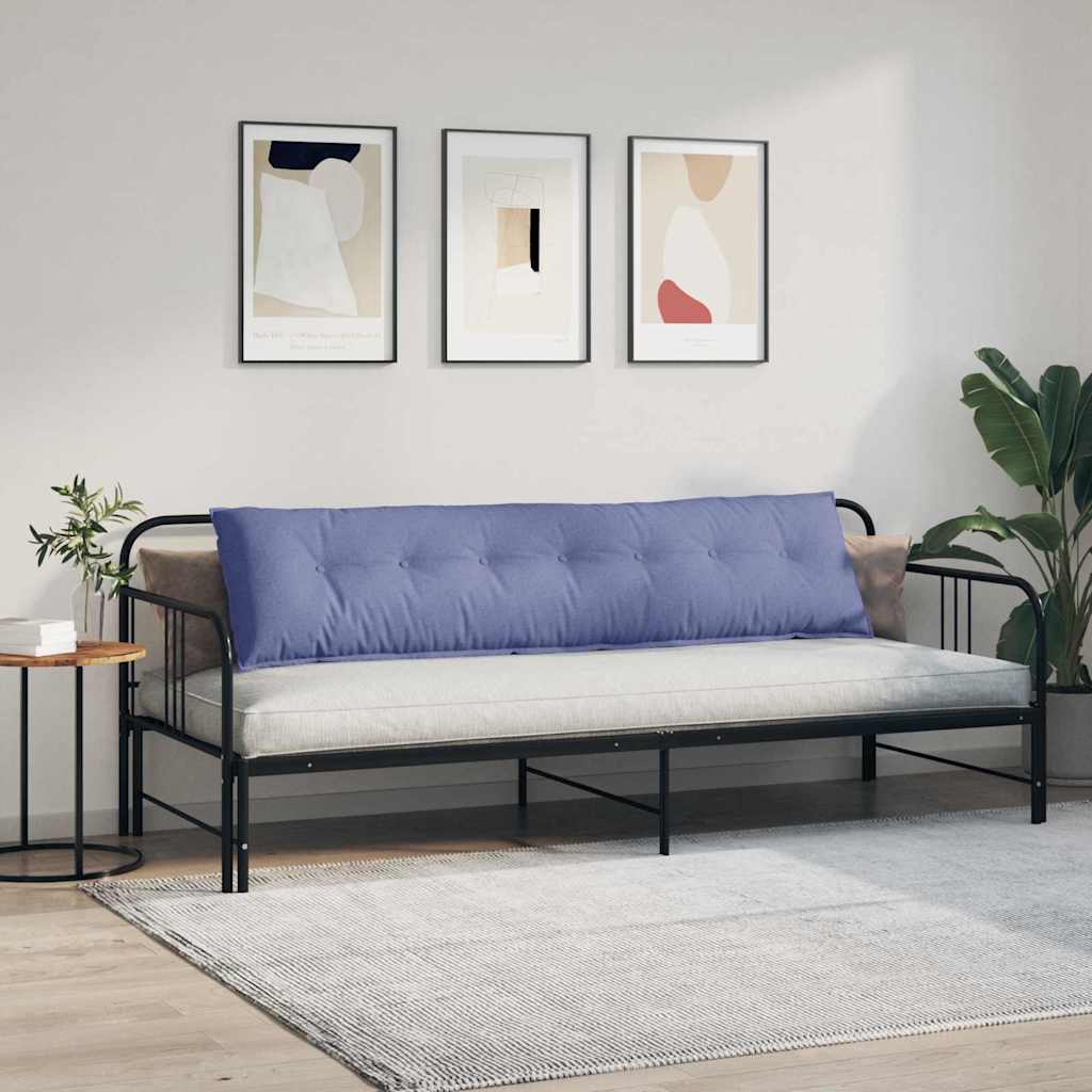 Rückenkissen Hellgrau 50 x 19 x 45 cm Stoff