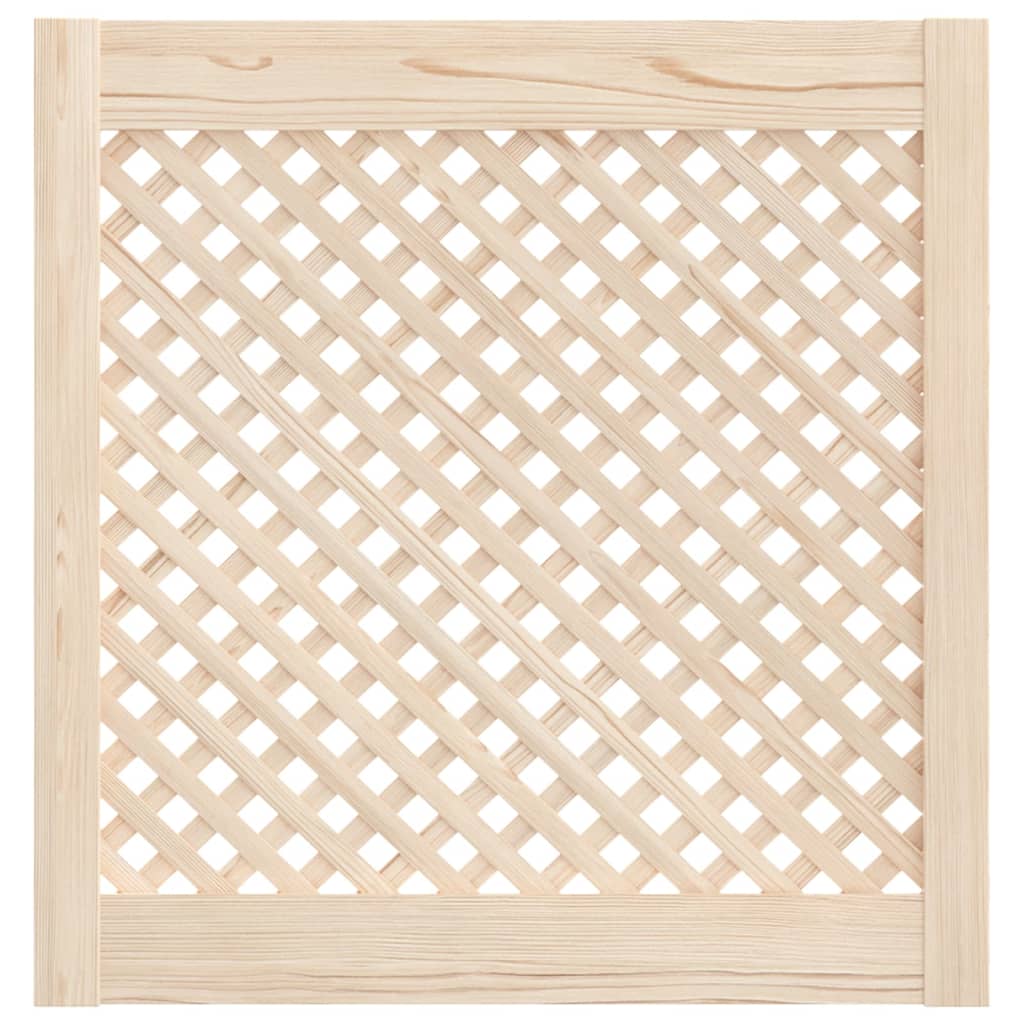 Schranktüren 2 Stk. Gitter-Design 39,5x39,5cm Massivholz Kiefer