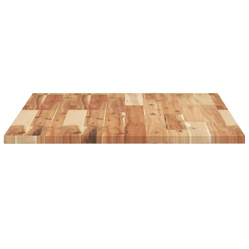 Schreibtischplatte Unbehandelt 60x50x2 cm Massivholz Akazie
