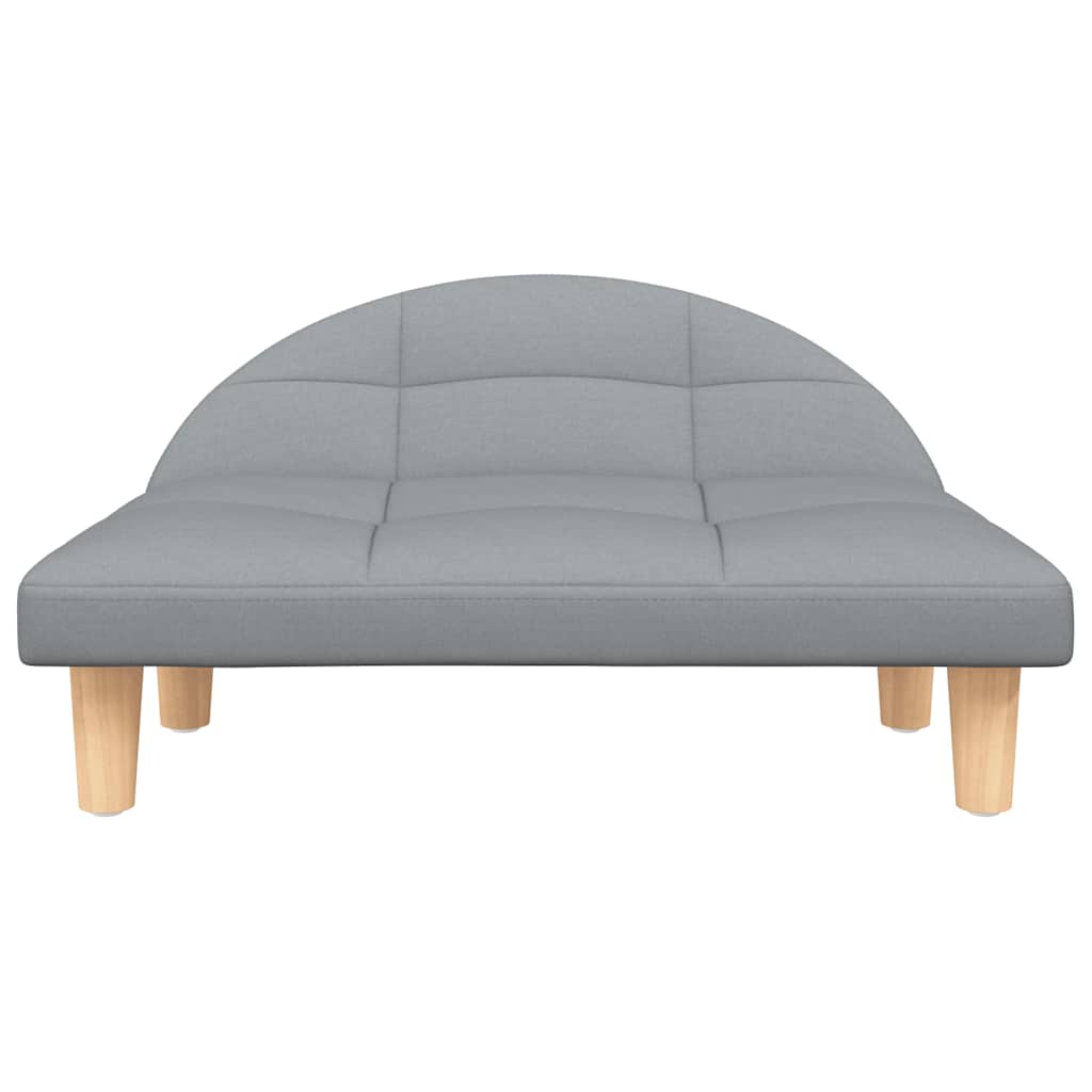 Hundebett Creme 70x52x30 cm Stoff