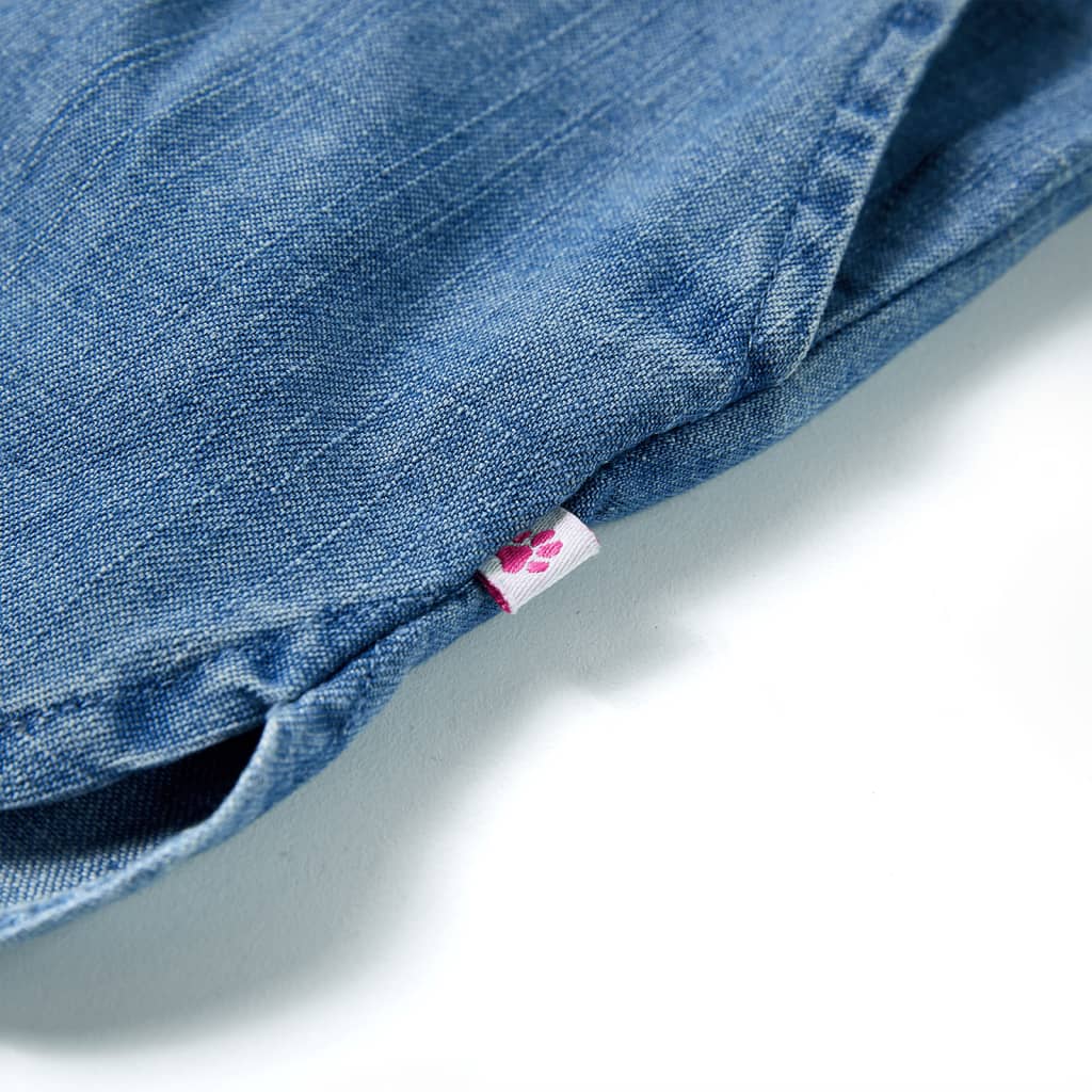 Kindershorts Helles Jeansblau 140