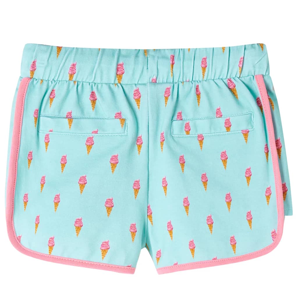 Kindershorts mit Kordelzug Helles Minzgrün 116