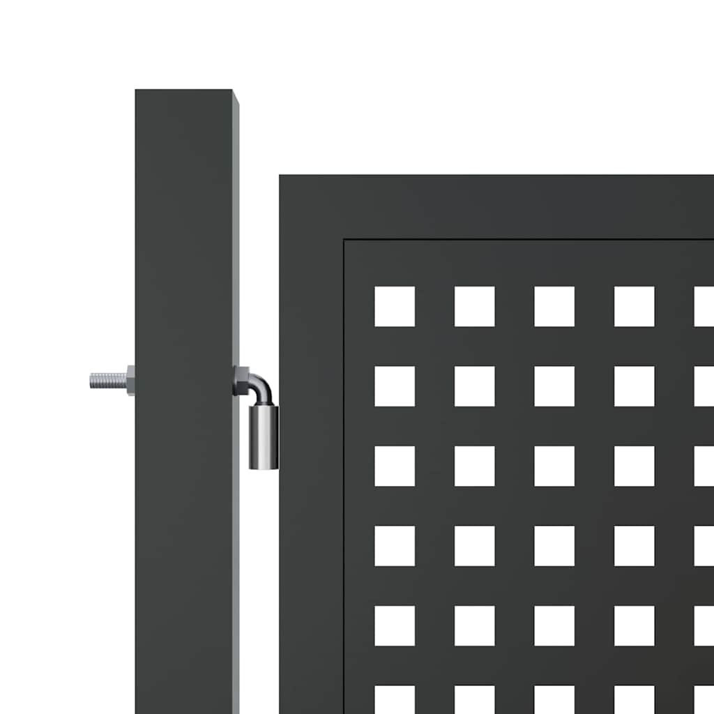 Gartentor Anthrazit 100x75 cm Stahl