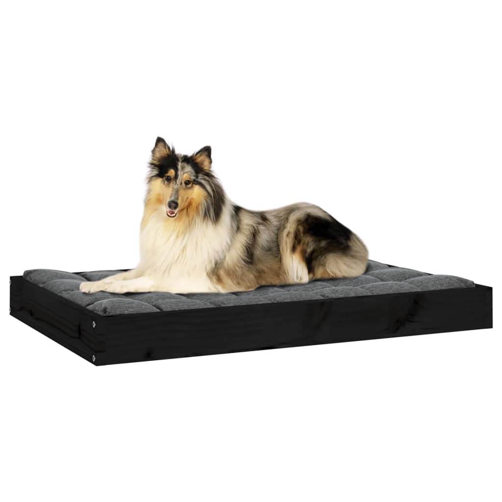 Hundebett 51,5x44x9 cm Massivholz Kiefer