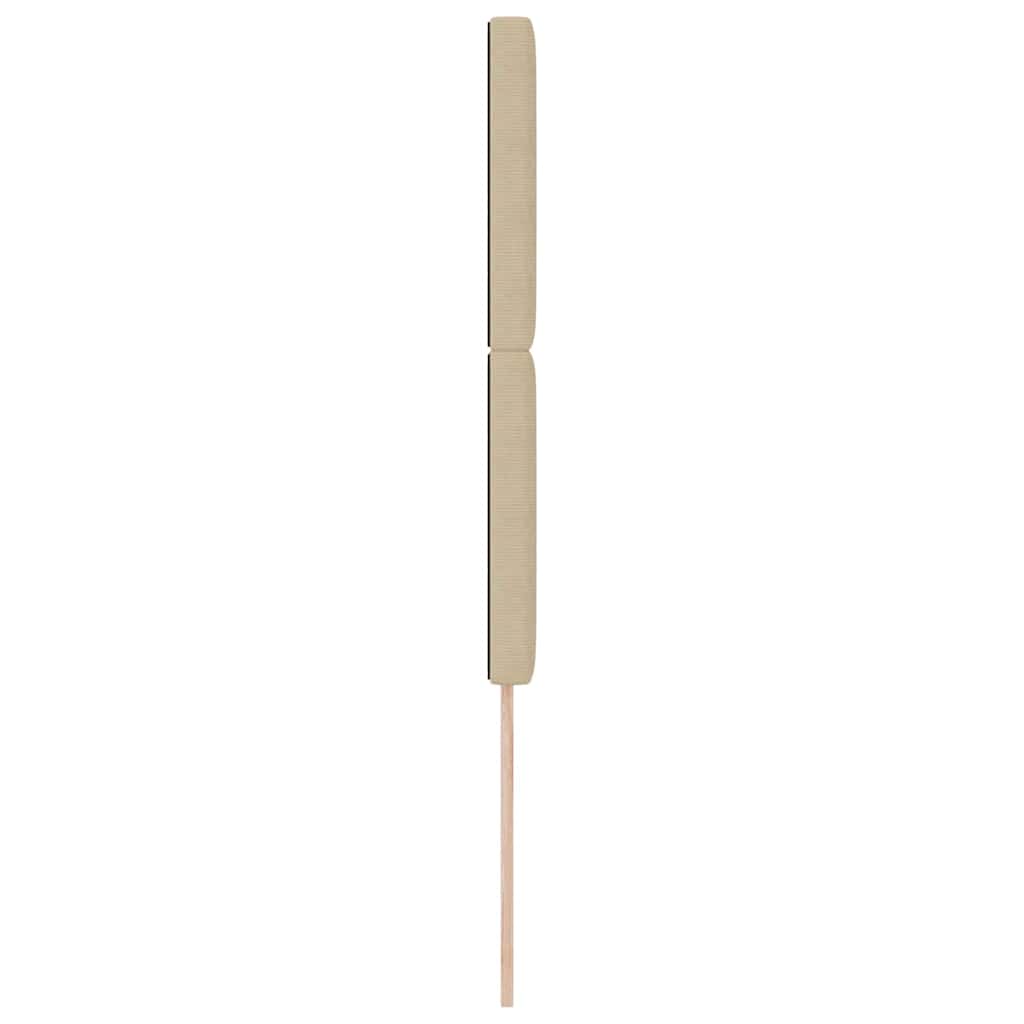 Kopfteil Hellgrau 80 cm Cordstoff
