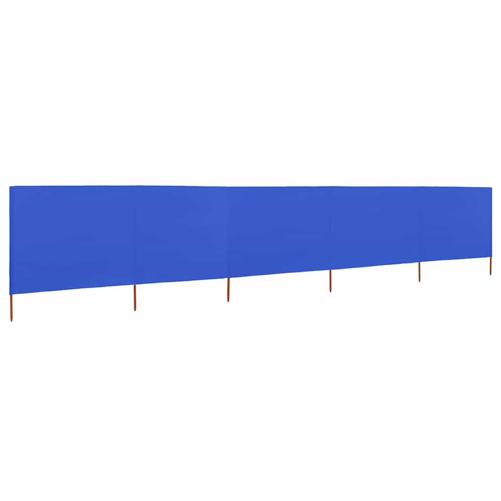 3-teiliges Windschutzgewebe 400 x 120 cm Weiß