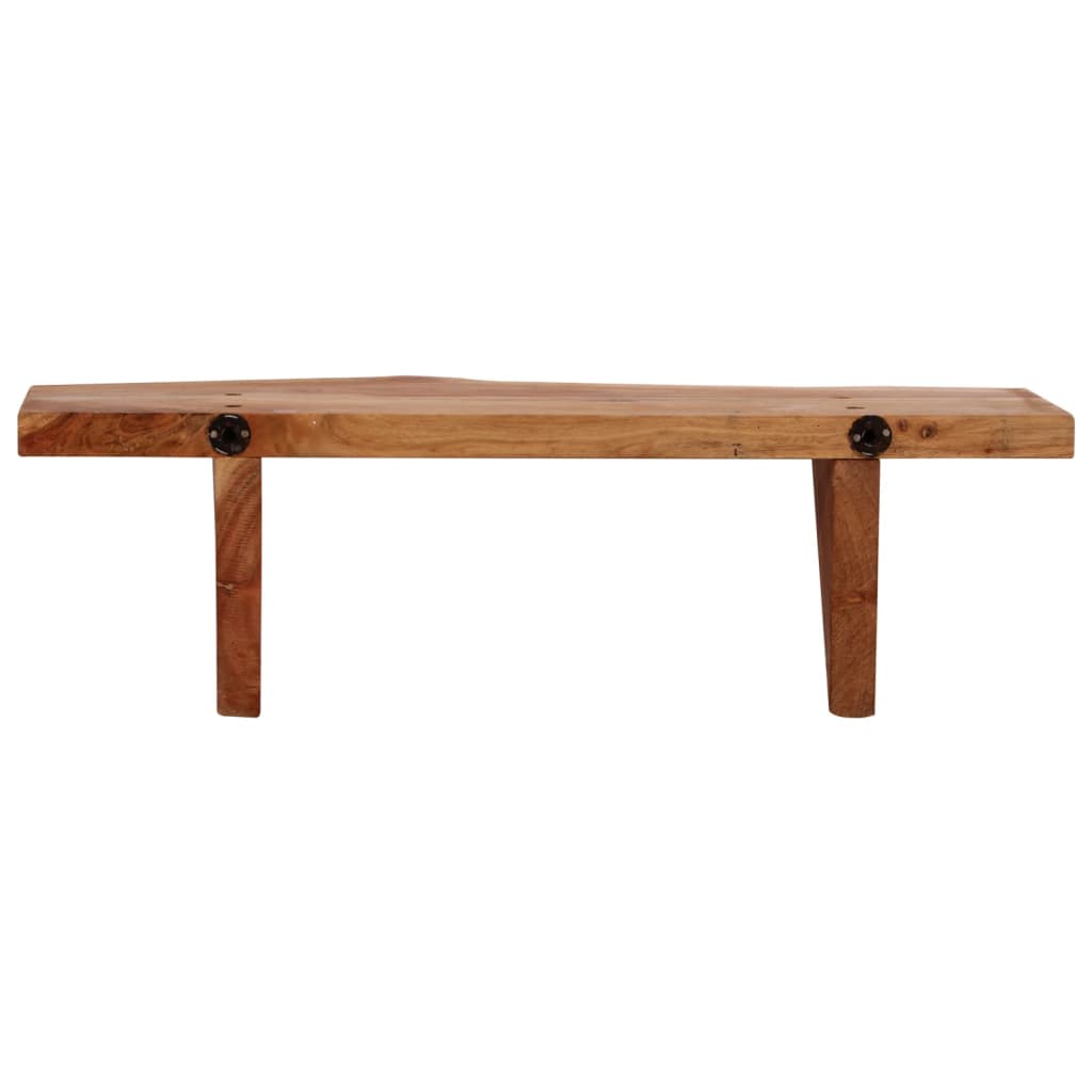 Wandregale 2 Stk. 110x20x18 cm Massivholz Akazie