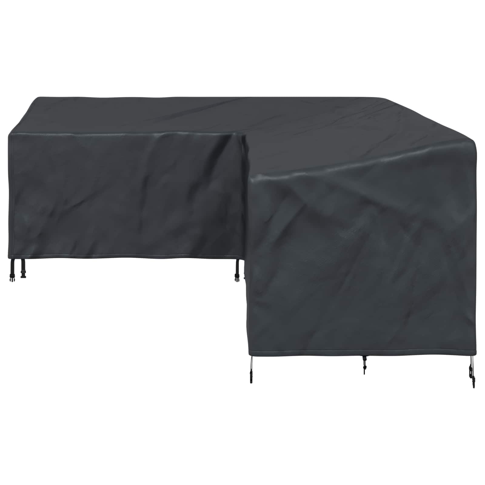 Möbelbezug Schwarz 235 x 235 x 85 cm 210D Oxford Stoff
