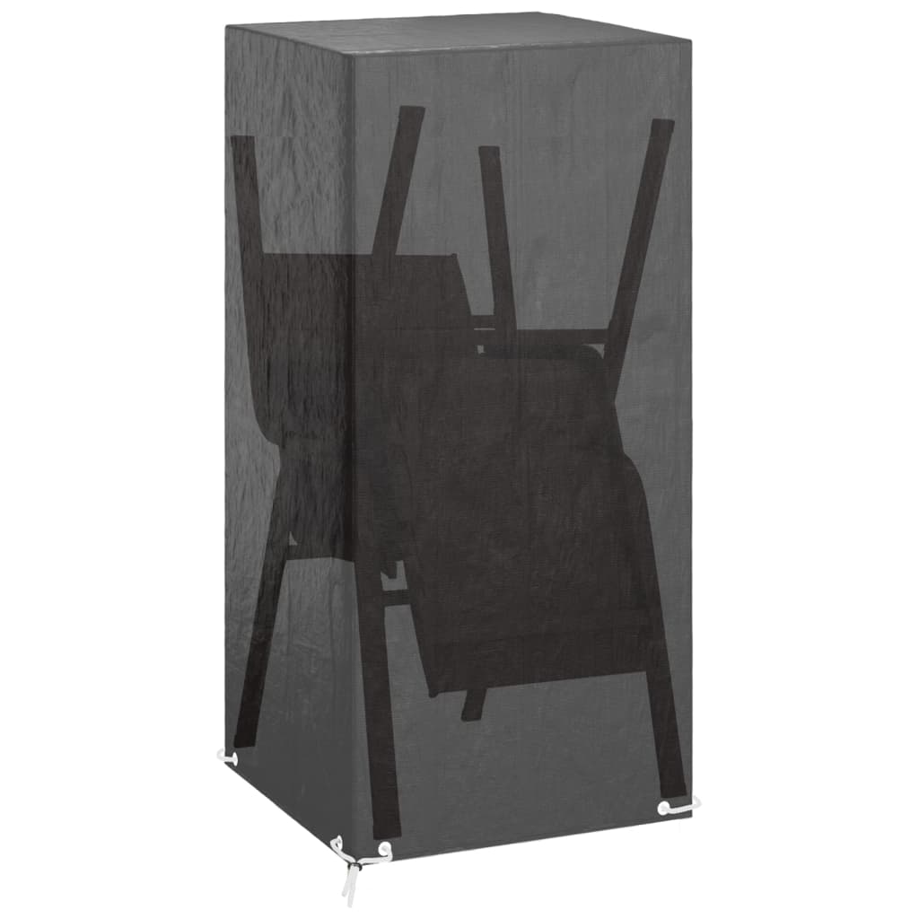 Abdeckungen für Gartenstühle 2 Stk. 8 Ösen 65x65x80/120 cm