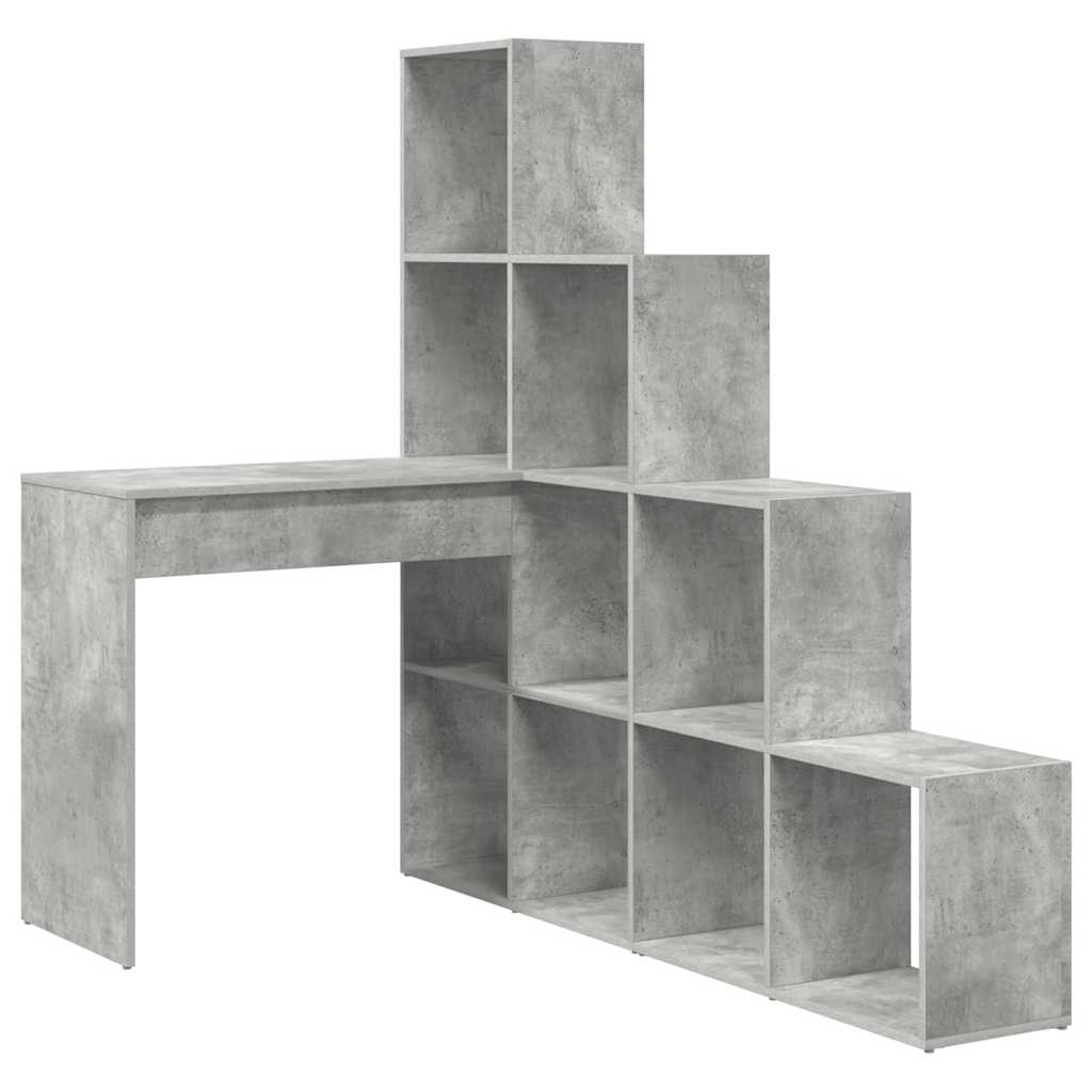 Eck-Schreibtisch Schwarz Eichen-Optik 101,5 x 149,5 x 149,5 cm