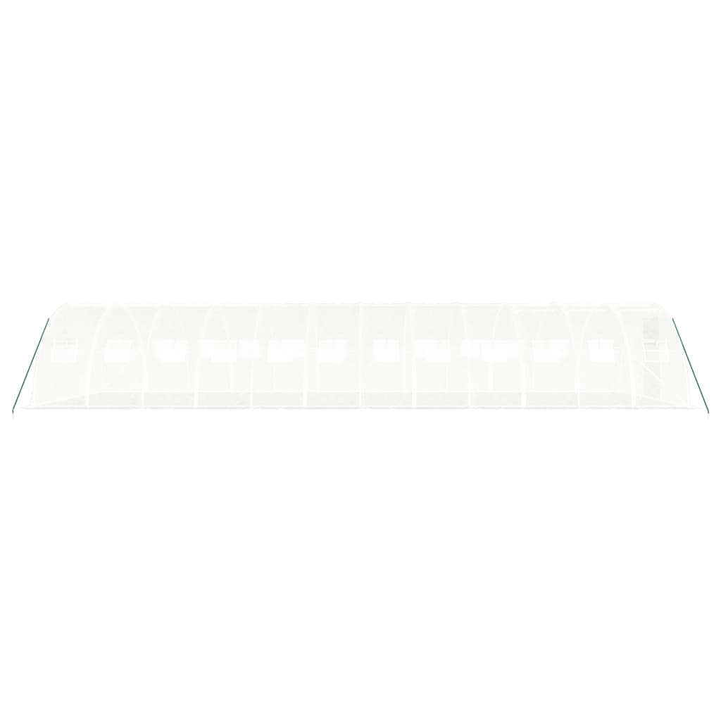 Gewächshaus mit Stahlrahmen Grün 8 m² 4x2x2 m