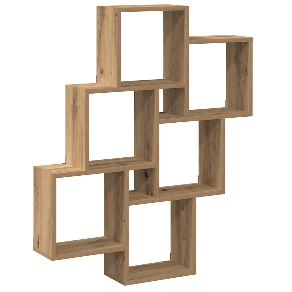 Würfelregal Weiß 78x15x93 cm Holzwerkstoff