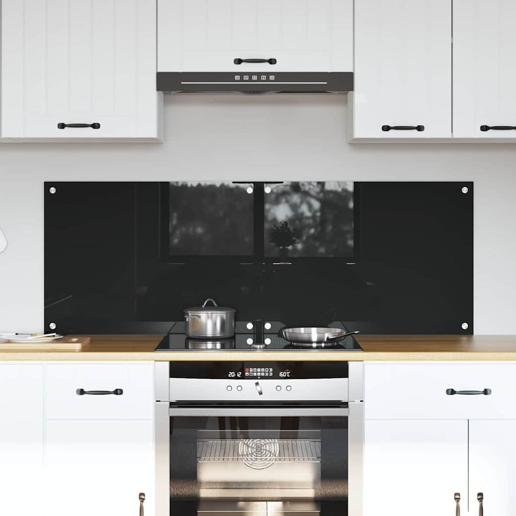 Küchenrückwand 2 pcs Weiß 70 x 40 cm Gehärtetes Glas