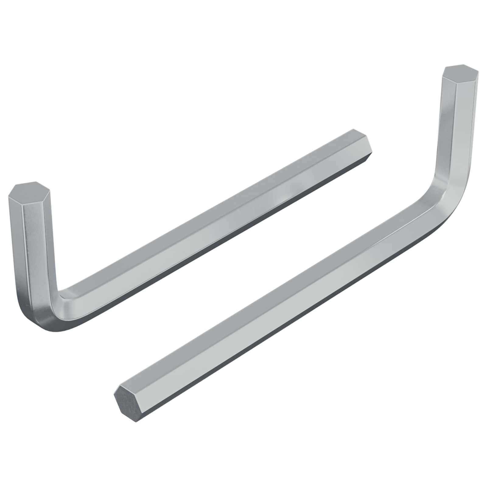 Inbusschlüssel 2 pcs Silber 20 x 52 mm Stahl