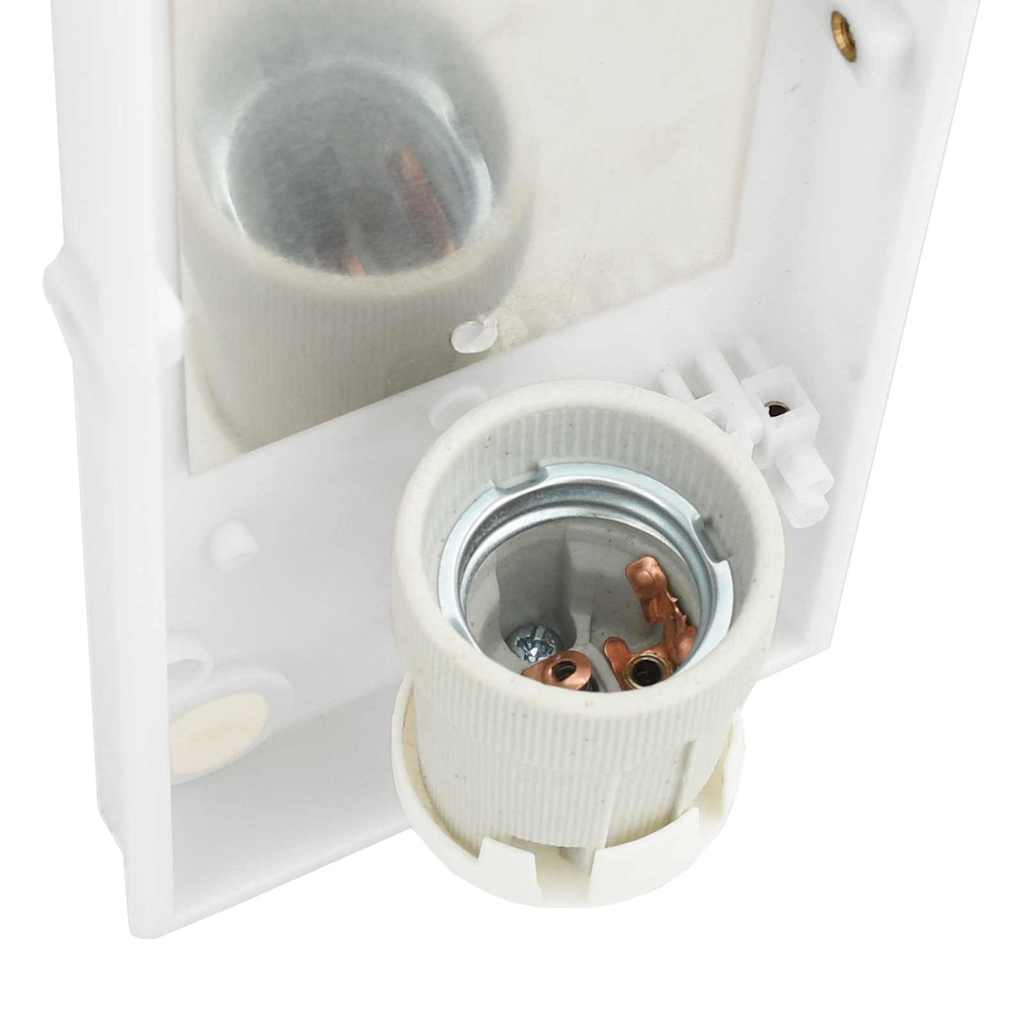 Außenwandleuchte Silber 32 x 10 x 10 cm Edelstahl und Plastik