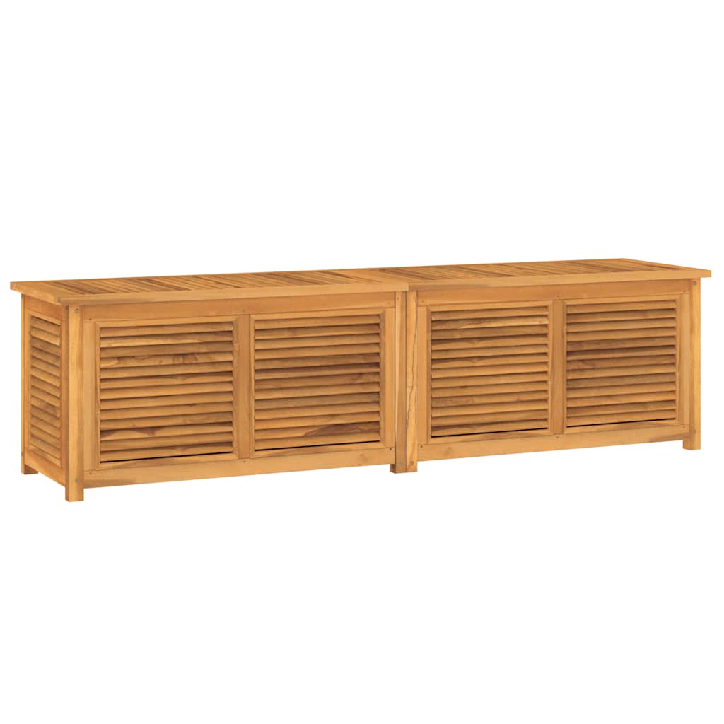 Gartenbox mit Beutel 60x50x58 cm Massivholz Teak