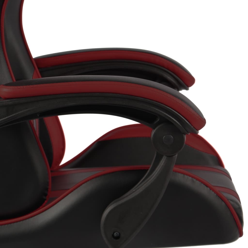 Gaming-Stuhl Schwarz und Blau Kunstleder