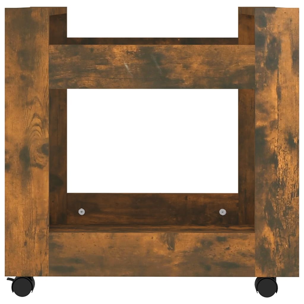 Bürowagen Weiß 60x45x60 cm Holzwerkstoff