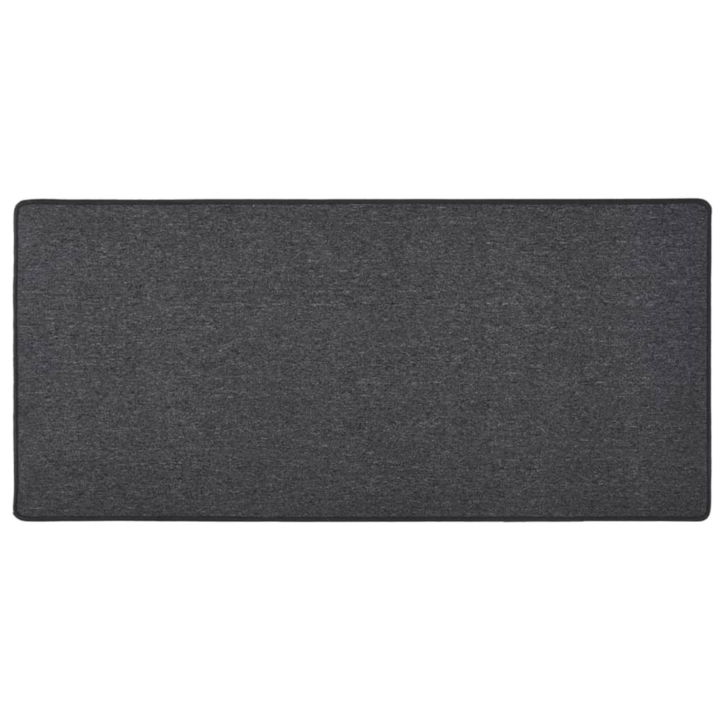 Teppichläufer Anthrazit 80 x 500 cm 100% Polypropylen